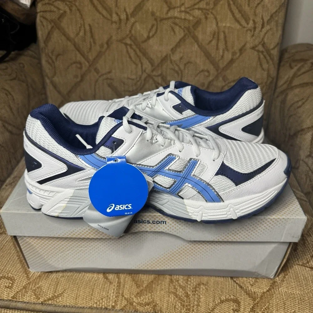 Asics Gel Isota 190TR Y2K Shoes Womens‎ 13 White Blue Silver Retro Sneakers